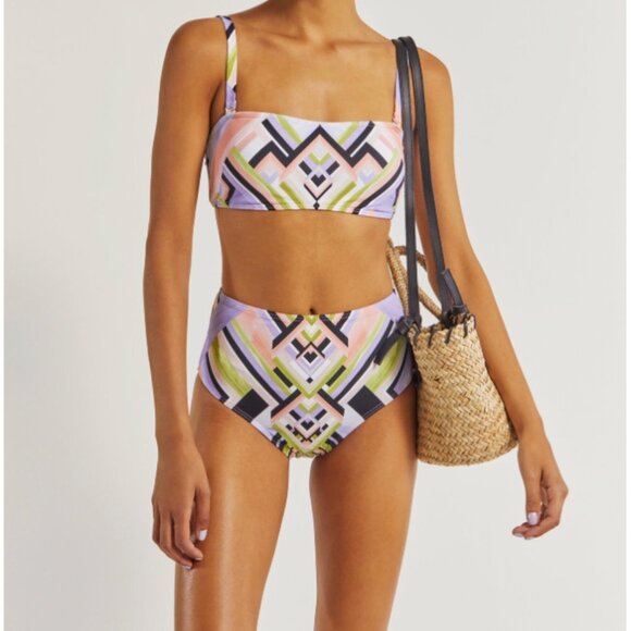 ByMalina Enya bikini bottom in Tropical Jardin Size Small NWT - Picture 1 of 11